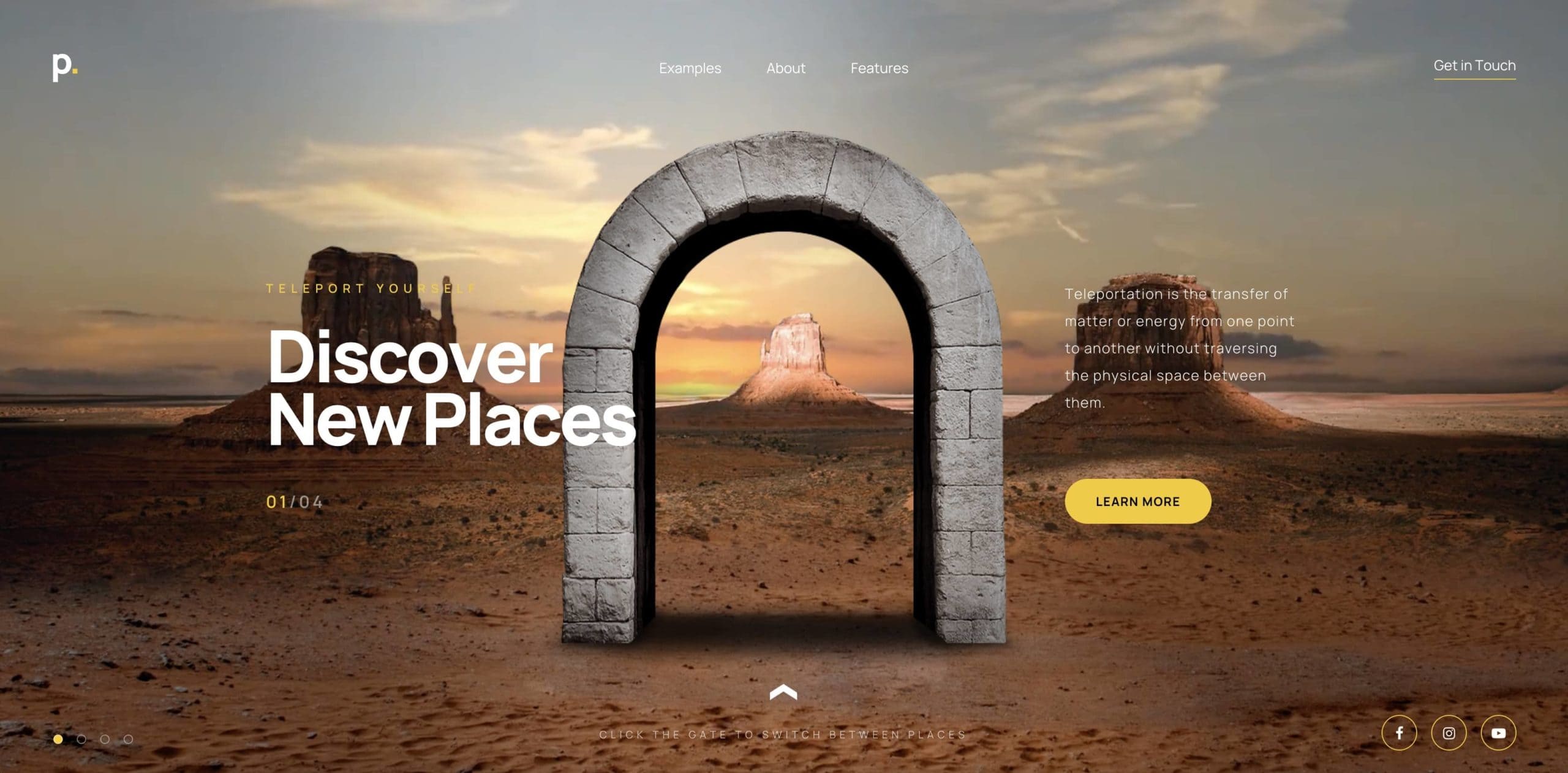 Slider Revolution Slider 01 Par David Lartigue