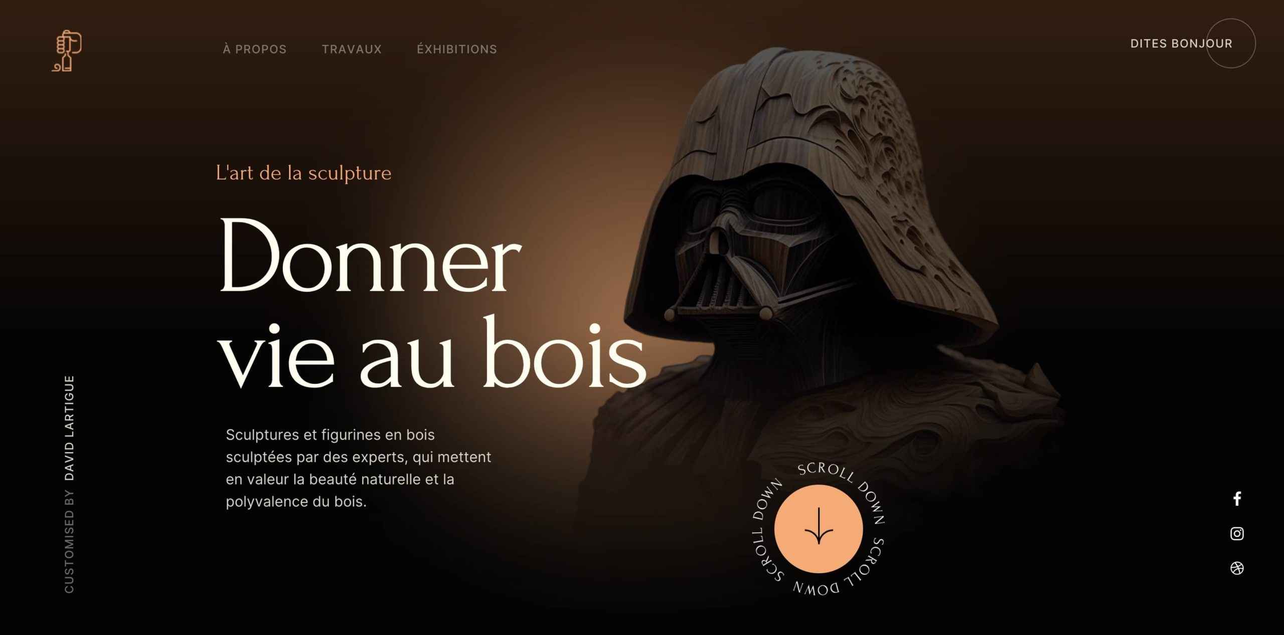 Woodworking Slider par David Lartigue